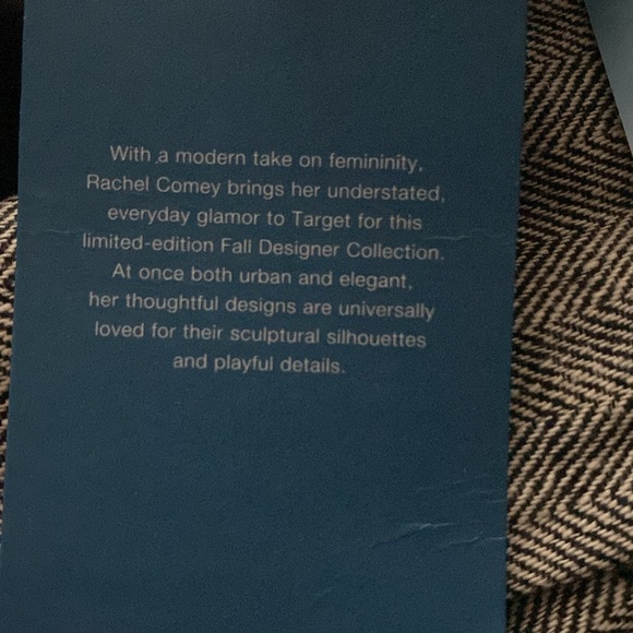 Rachel Comey x Target  Women's Chevron Oversized Tweed Blazer Gray - Picture 2 of 3